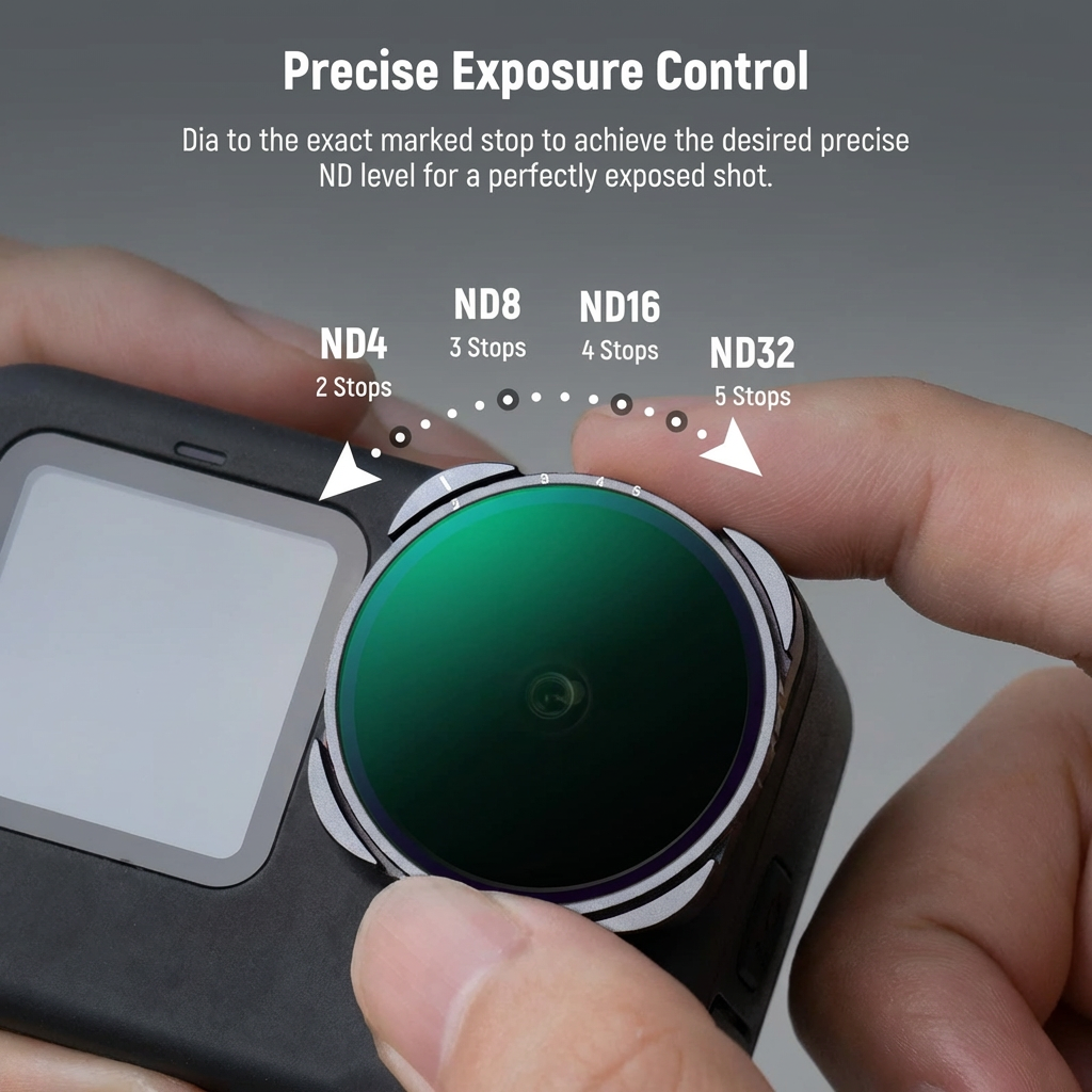 Variable ND FIlter Kit for GoPro 9 / 10 / 11 / 12 / 13
